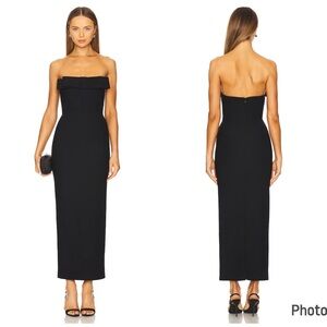The New Arrivals Ilkyaz Ozel Sisu In Chez Castel Bow Cocktail Maxi Dress Size 10